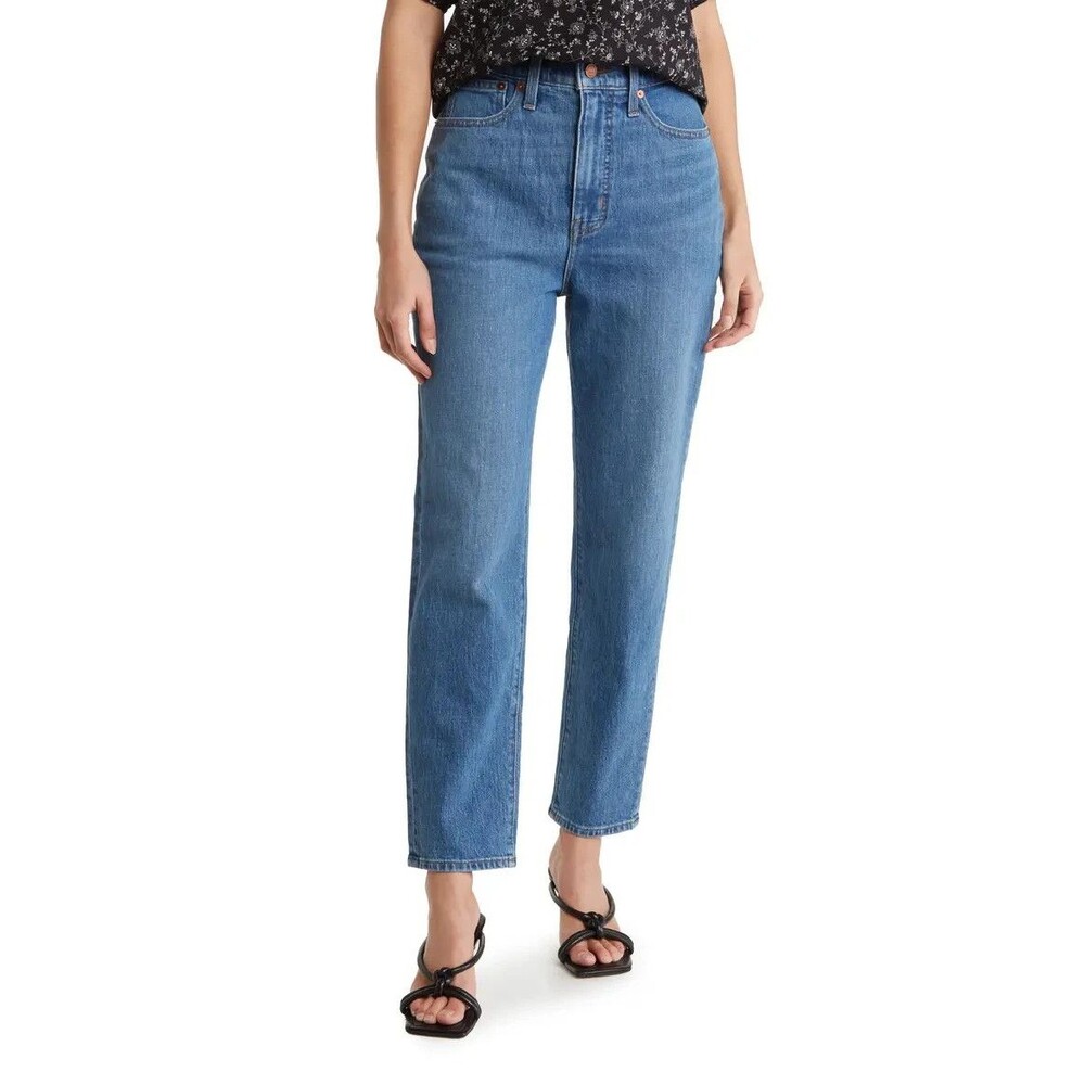NWT~MADEWELL The Momjean in Pocatello Wash High Rise Tapered Leg SZ 27
